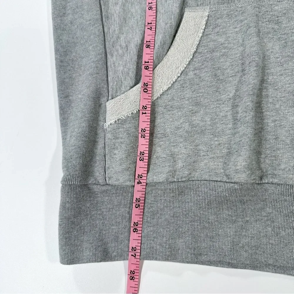 Free People Movement Womens XS Hawking Hoodie Gray Oversized Pullover Sweatshirt